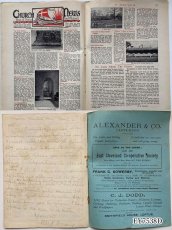 画像16: (在庫4)イギリス アンティーク紙モノ 1932年 マガジン 印刷物 素材紙 Danby Parish Magazine (約24.7cmX18.7cm) (16)