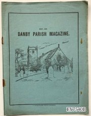 画像6: (在庫4)イギリス アンティーク紙モノ 1934年 マガジン 印刷物 素材紙 Danby Parish Magazine (約24.7cmX18.7cm) FE,MA,JU,AU (6)