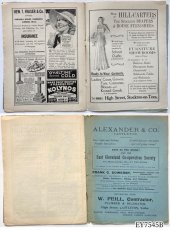 画像8: (在庫4)イギリス アンティーク紙モノ 1936年 マガジン 印刷物 素材紙 Danby Parish Magazine (約24.7cmX18.7cm) MAR,JULY,OCT,NOV (8)