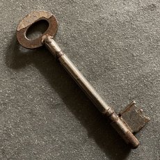 画像1: イギリス アンティークキー UNION 23 鉄製古い鍵 英国インテリア雑貨(約10.3cm)  (1)
