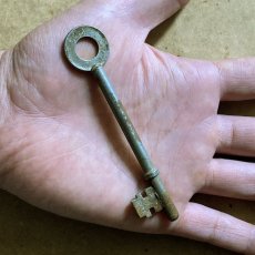 画像5: イギリス アンティークキー R15F UNION レトロ鍵 かぎ antique key アイアン雑貨 英国インテリア ヴィンテージ雑貨(約9.6cm) EY7619 (5)
