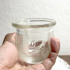 画像9: イギリス アンティークガラスビン リザーブポット 熊クマの保存瓶 (約7.3cm) (9)