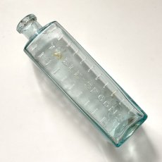 画像5: イギリス アンティークガラス瓶 TABLE SPOONS GUY'S TONIC(約15.0cm) (5)