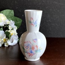 画像1: 【アウトレット】イギリス 1990s エインズレイ AYNSLEY LITTLE SWEETHEART リトルスイートハート 花瓶 フラワーベース(高さ13.4cm) (1)