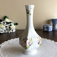 画像2: イギリス エインズレイ AYNSLEY COTTAGE GARDEN コテージガーデン 花瓶 フラワーベース (約 高さ18cm) (2)