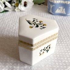 画像8: イギリス 1980年代 ロイヤルウースター トリンケットボックス 小物入れ ROYAL WORCESTER ENGLAND BOX (8)