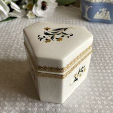 画像9: イギリス 1980年代 ロイヤルウースター トリンケットボックス 小物入れ ROYAL WORCESTER ENGLAND BOX (9)