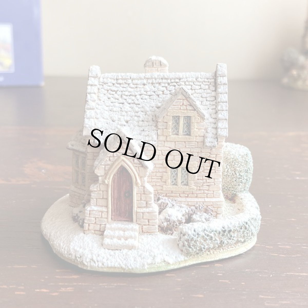 画像5: 英国カントリーコテージ 1993年 リリパットレーン Lilliput Lane 雪のお菓子屋さん THE GINGERBREAD SHOP ジンジャーブレッド ショップ クリスマスコレクション ミニチュア フィギュア (5)