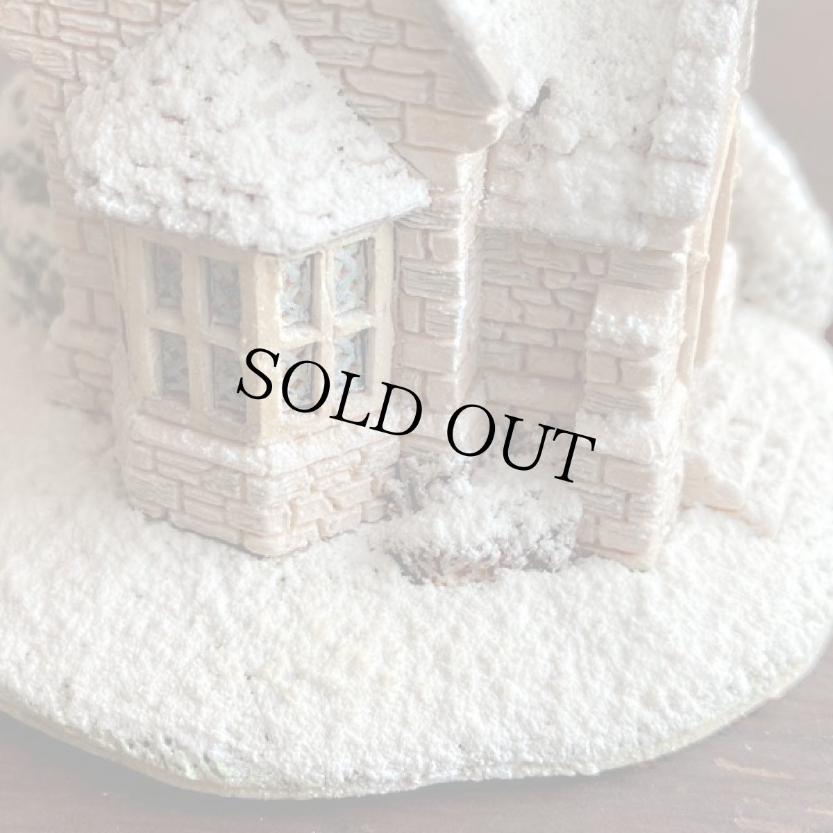 画像14: 英国カントリーコテージ 1993年 リリパットレーン Lilliput Lane 雪のお菓子屋さん THE GINGERBREAD SHOP ジンジャーブレッド ショップ クリスマスコレクション ミニチュア フィギュア (14)