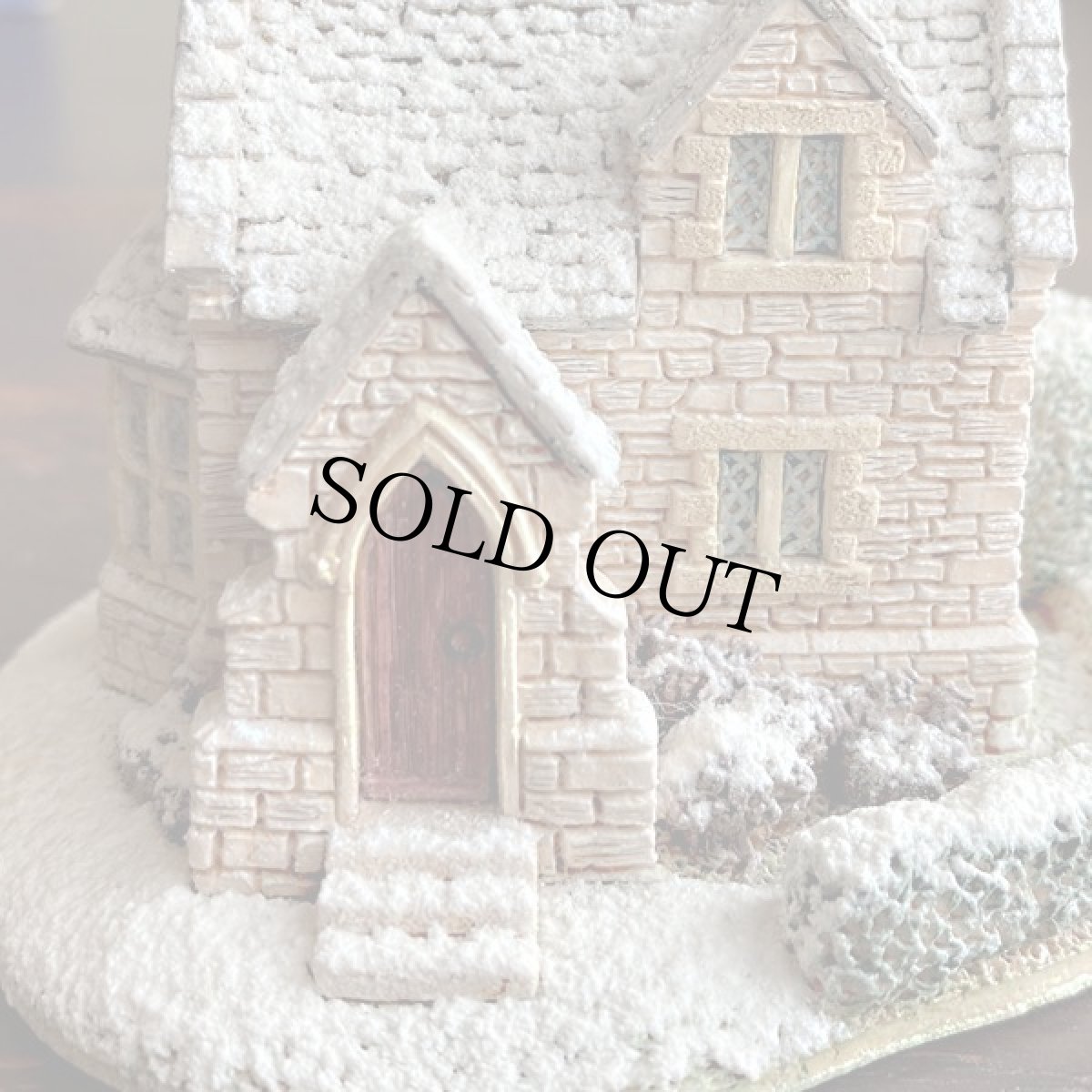 画像13: 英国カントリーコテージ 1993年 リリパットレーン Lilliput Lane 雪のお菓子屋さん THE GINGERBREAD SHOP ジンジャーブレッド ショップ クリスマスコレクション ミニチュア フィギュア (13)