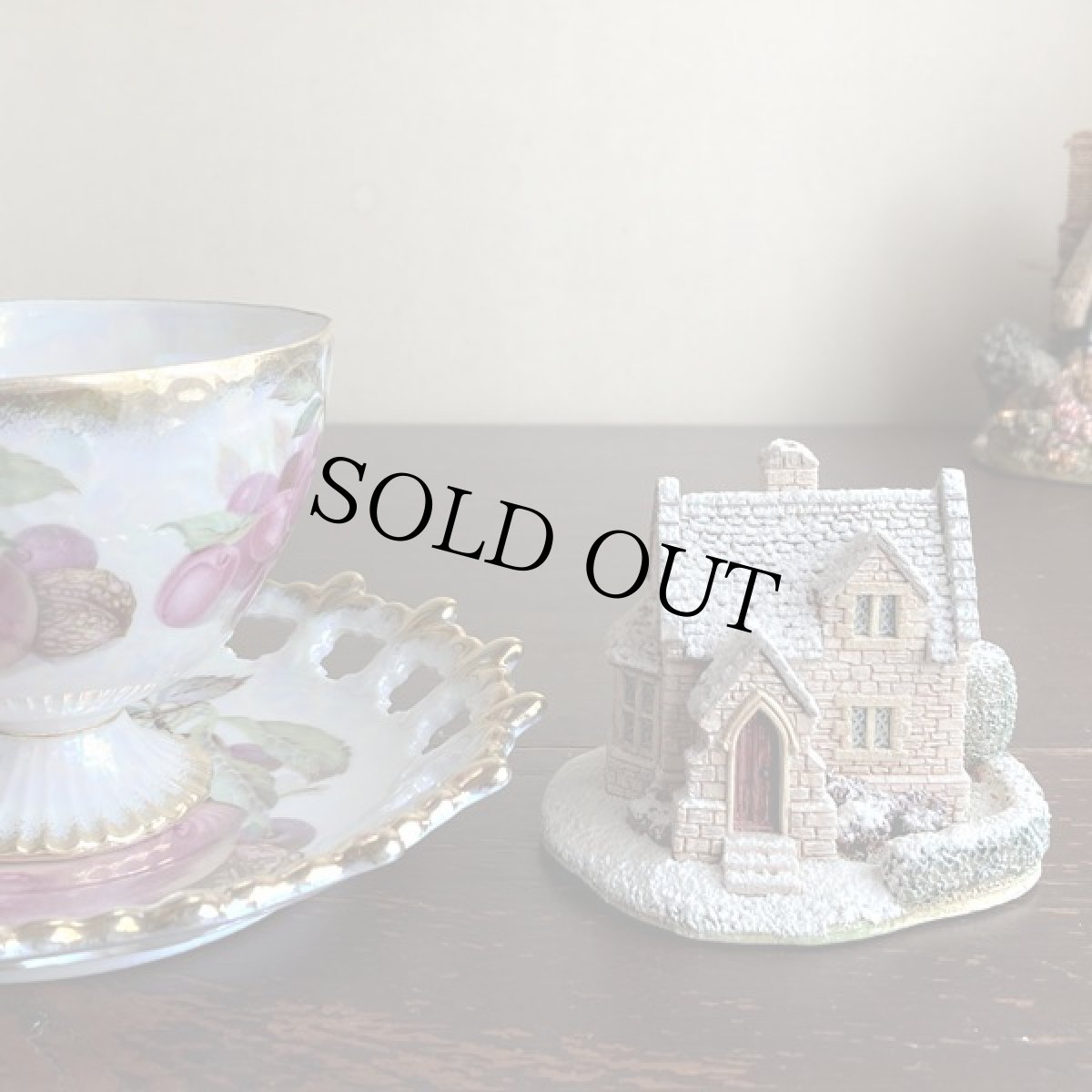 画像17: 英国カントリーコテージ 1993年 リリパットレーン Lilliput Lane 雪のお菓子屋さん THE GINGERBREAD SHOP ジンジャーブレッド ショップ クリスマスコレクション ミニチュア フィギュア (17)
