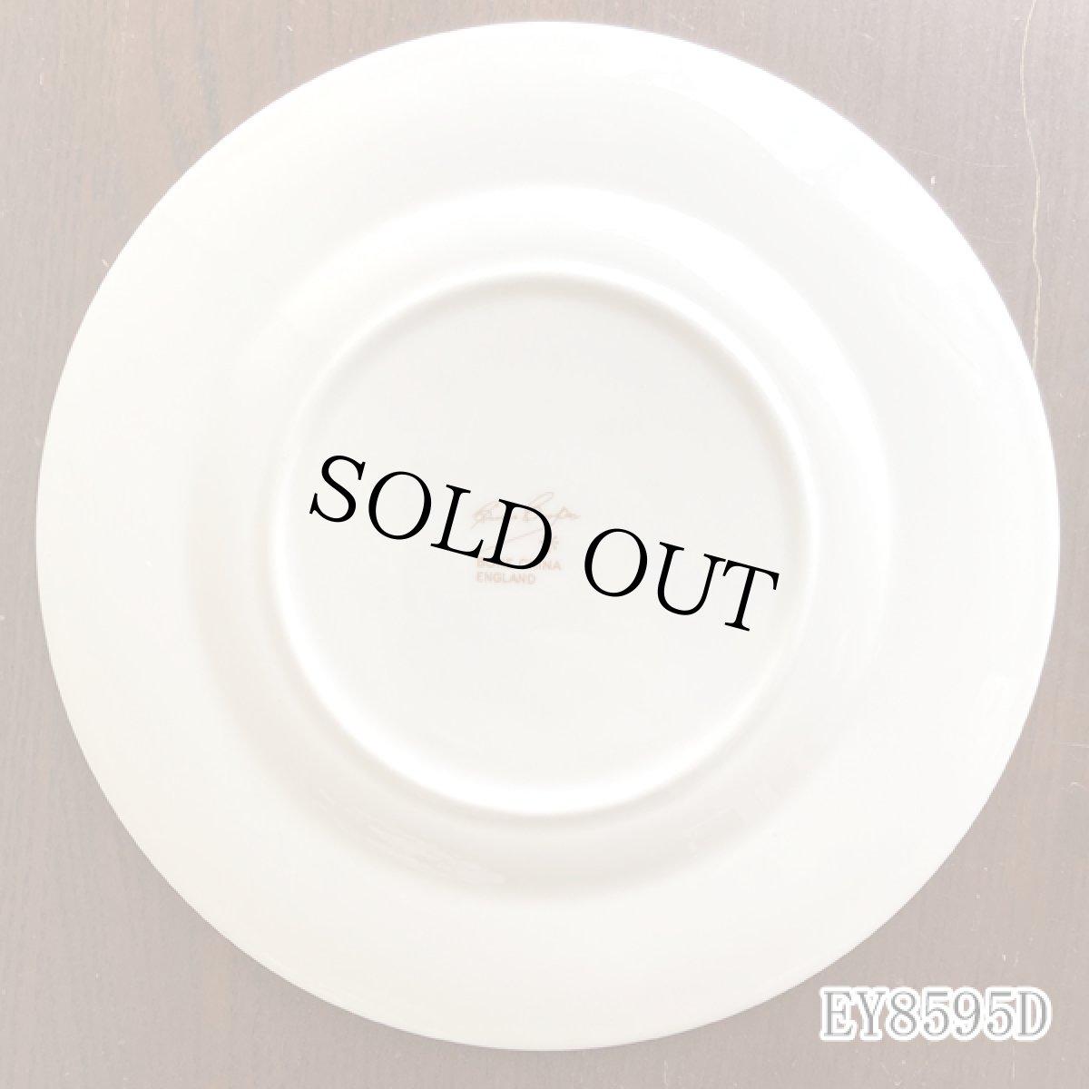 画像37: (在庫0/5) イギリス スージークーパー 1950年-1960年頃 ピンク・ブルー フラワープレート 約16.8cm 英国アンティーク食器皿 (37)