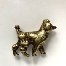画像3: イギリス 優れた知性と社交性を持つプードル犬 真鍮製 オーナメント 家や家族を守る イギリス犬置き物プレゼント (3)