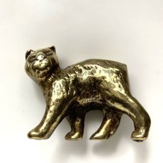 画像3: イギリス 幸運や繁栄をもたらしてくれる猫の真鍮製 アンティークブラスbrassオーナメント イギリス猫 縁起物 プレゼント (3)