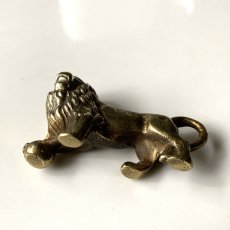 画像9: イギリス 力強い百獣の王ライオンの真鍮製 アンティークブラスbrassオーナメント イギリス猫 縁起物 プレゼント (9)