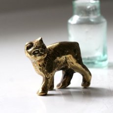 画像9: イギリス 幸運や繁栄をもたらしてくれる猫の真鍮製 アンティークブラスbrassオーナメント イギリス猫 縁起物 プレゼント (9)
