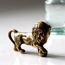 画像14: イギリス 力強い百獣の王ライオンの真鍮製 アンティークブラスbrassオーナメント イギリス猫 縁起物 プレゼント (14)