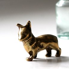 画像10: イギリス 小柄で愛らしいコーギー犬 真鍮製 オーナメント 家や家族を守る イギリス犬置き物プレゼント (10)