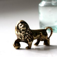画像13: イギリス 力強い百獣の王ライオンの真鍮製 アンティークブラスbrassオーナメント イギリス猫 縁起物 プレゼント (13)