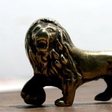 画像5: イギリス 力強い百獣の王ライオンの真鍮製 アンティークブラスbrassオーナメント イギリス猫 縁起物 プレゼント (5)