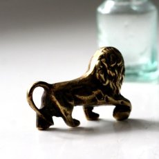 画像15: イギリス 力強い百獣の王ライオンの真鍮製 アンティークブラスbrassオーナメント イギリス猫 縁起物 プレゼント (15)