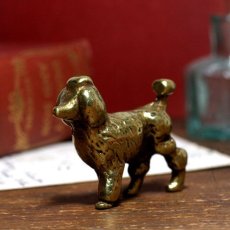画像13: イギリス 優れた知性と社交性を持つプードル犬 真鍮製 オーナメント 家や家族を守る イギリス犬置き物プレゼント (13)