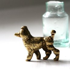 画像7: イギリス 優れた知性と社交性を持つプードル犬 真鍮製 オーナメント 家や家族を守る イギリス犬置き物プレゼント (7)