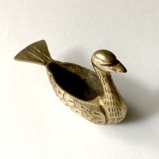 画像7: イギリス 真鍮製 白鳥小物入れ アンティークブラス brass 水鳥オーナメント 動物雑貨 (7)