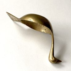 画像7: イギリス 真鍮製 白鳥トレイ アンティークブラス brass 水鳥オーナメント 動物雑貨 (7)