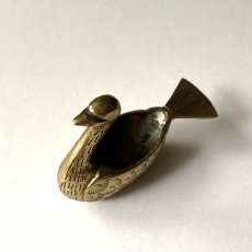 画像4: イギリス 真鍮製 白鳥小物入れ アンティークブラス brass 水鳥オーナメント 動物雑貨 (4)