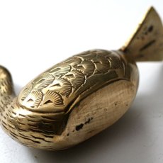 画像10: イギリス 真鍮製 白鳥小物入れ アンティークブラス brass 水鳥オーナメント 動物雑貨 (10)