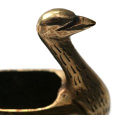 画像11: イギリス 真鍮製 白鳥小物入れ アンティークブラス brass 水鳥オーナメント 動物雑貨 (11)