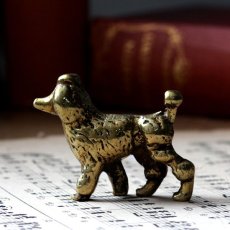 画像14: イギリス 優れた知性と社交性を持つプードル犬 真鍮製 オーナメント 家や家族を守る イギリス犬置き物プレゼント (14)