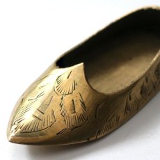 画像9: イギリス 真鍮製 靴型小物入れ アンティークブラス オーナメント 英国雑貨 EY8796 (9)