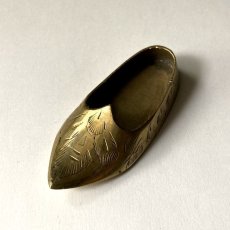 画像4: イギリス 真鍮製 靴型小物入れ アンティークブラス オーナメント 英国雑貨 EY8796 (4)