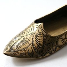 画像11: イギリス 真鍮製 靴型小物入れ アンティークブラス オーナメント 英国雑貨 EY8798 (11)