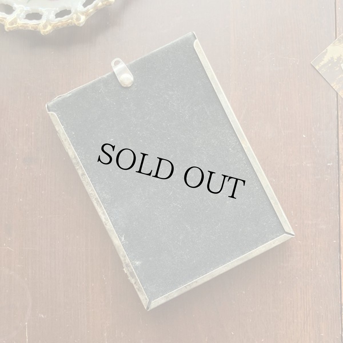 画像20: イギリス アンティーク ガラスフォトフレーム 2面写真立て LONDON 約16.0cm (20)