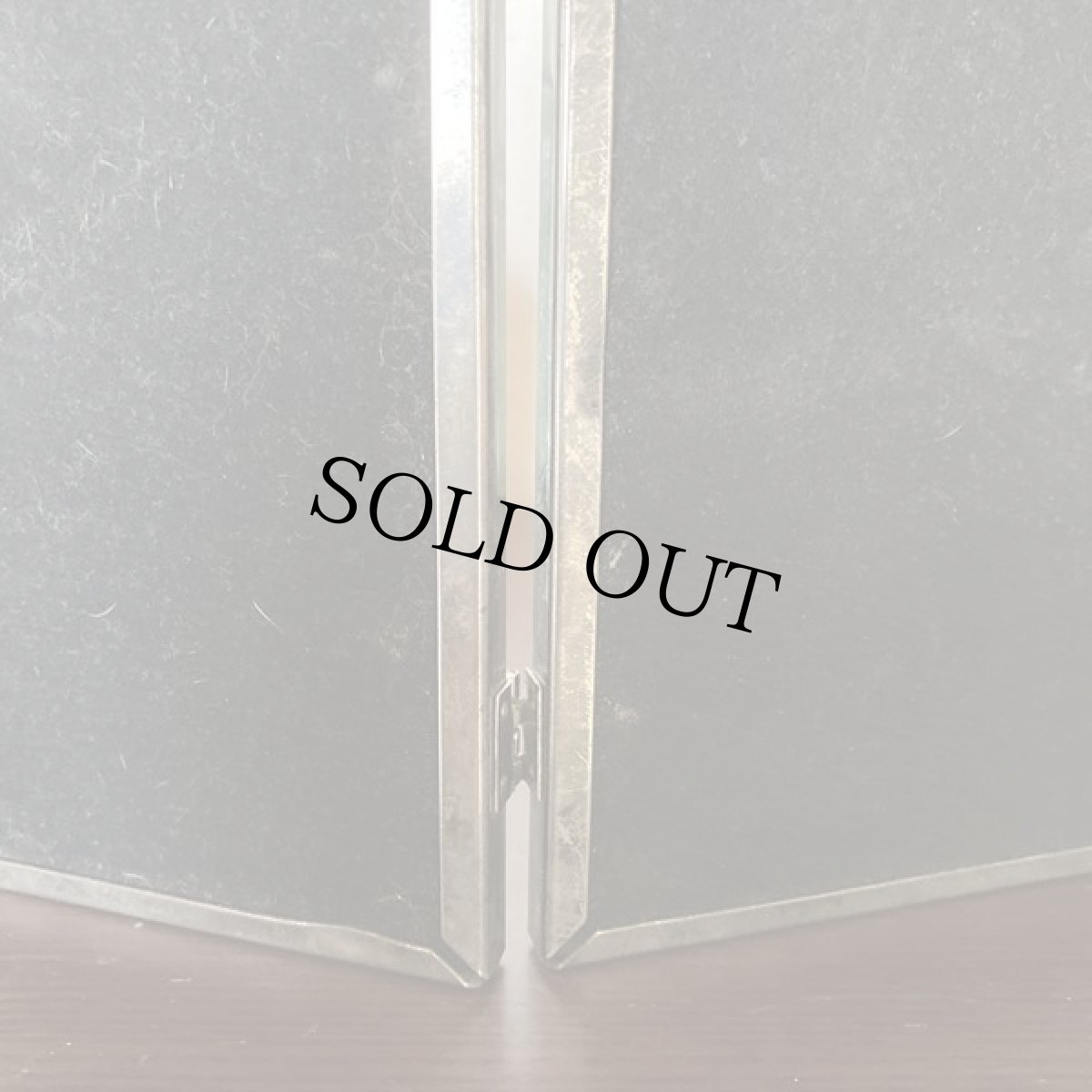 画像14: イギリス アンティーク ガラスフォトフレーム 2面写真立て LONDON 約16.0cm (14)