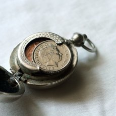 画像21: イギリス ヴィンテージコインホルダー 硬貨シリンダー (21)