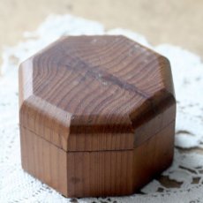 画像12: イギリス ヴィンテージ 木製アクセサリーケース PILL BOX 小物入れ トリンケットボックス ピルケース (12)