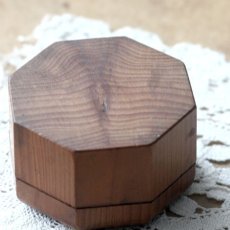 画像13: イギリス ヴィンテージ 木製アクセサリーケース PILL BOX 小物入れ トリンケットボックス ピルケース (13)