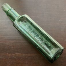 画像8: イギリス アンティークガラス瓶 DADDIE'S SAUCE (約高さ20.5cm) (8)