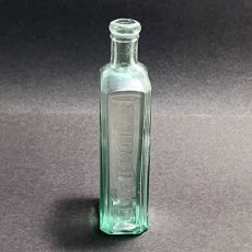 画像11: イギリス アンティークガラス瓶 MANDALL & Co STOCKTON ON TEES(約高さ16.4cm) (11)