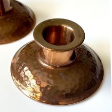 画像9: 2個セット 1970年代 英国 Rodd Copperware 銅製キャンドルホルダー キャンドルスタンド Rodd candle holders (9)