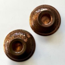 画像4: 2個セット 1970年代 英国 Rodd Copperware 銅製キャンドルホルダー キャンドルスタンド Rodd candle holders (4)