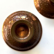 画像5: 2個セット 1970年代 英国 Rodd Copperware 銅製キャンドルホルダー キャンドルスタンド Rodd candle holders (5)
