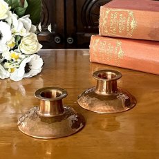 画像3: 2個セット 1970年代 英国 Rodd Copperware 銅製キャンドルホルダー キャンドルスタンド Rodd candle holders (3)