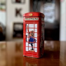 画像24: イギリス ヴィンテージTIN缶 英国ロンドン赤い電話ボックス「ボックス(boxes)」貯金箱 TELEPHONE BOX Piggy bank (24)