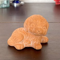 画像12: イギリス ヴィンテージ 犬の素焼き陶器置物 フィギュリン いぬ雑貨 アニマルコレクション(約 高さ6.0cm) (12)