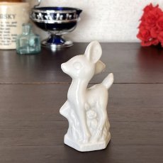 画像13: イギリス  1960年代 ヴィンテージ 仔鹿の陶器置物 JAPAN製 フィギュリン シカオブジェ雑貨 アニマルコレクション(約 高さ9.5cm) (13)